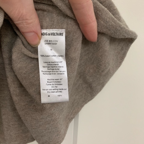 ❤️Zadig & Voltaire Twisted Hem Knit Racerback M - Picture 5 of 7